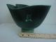 Japanese Ikebana Container,  Glaze Pottery,  Light/dark Green Colors,  Compote Vases photo 9