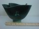 Japanese Ikebana Container,  Glaze Pottery,  Light/dark Green Colors,  Compote Vases photo 7