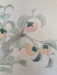 175 ~persimmon & Crows~ Japanese Antique Hanging Scroll Paintings & Scrolls photo 2
