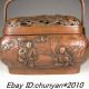 Chinese Bronze Basket W Xuande Mark Nr Teapots photo 3