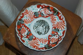 Antique Japanese Imari Hand - Painted Plate - 19thc photo