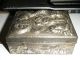 Vtg 1940s High Relief Elaborate Silverplate&wood Japanese Lucky&happy Dragon Box Boxes photo 1