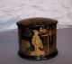 Antique Asian Chinese Or Japanese Famille Verte Gold Decor Wooden Box With Lacqu Boxes photo 1