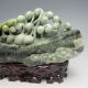 100% Natural Dushan Jade Hand - Carved Statue - Mushrooms&tree Leaf Nr/pc1558 Other photo 1