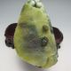 100% Natural Dushan Jade Hand - Carved Statue - Mushrooms&tree Leaf Nr/pc1558 Other photo 5