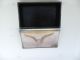 Finest Antique Signed Japanese Meiji Sterling Silver Scholar Box W Copper Eagle Asia photo 2