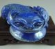 Rare Chinese Old Lapis Lazuli Carved Gold Toad Carving 380g Other photo 10
