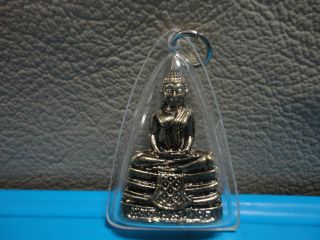 Lp Sothorn Buddha Statue Good Luck Safe Charm Thai Amulet photo