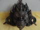 Chinese Bronze Old Pig Nose Beast Mask Powerful Unique Style Masks photo 4