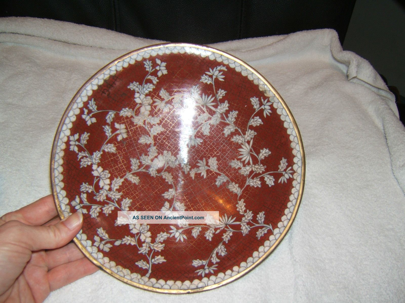 Fine Antique Chinese Enamel Bowl ~ Lovely L@@k Bowls photo
