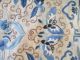 Chinese Antique Embroidered Silk Showing Landscape Of Flowers,  Butterflies Robes & Textiles photo 5