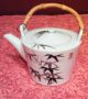 Vintage Hand Painted Japan Teapot W/bamboo Handle ~ Teapots photo 1