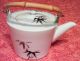 Vintage Hand Painted Japan Teapot W/bamboo Handle ~ Teapots photo 3