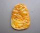 100% Chinese Huanglong Jade Carved Dragon Rat Pendant Nr Other photo 3