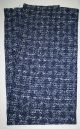 Vintage Cotton Indigo Dyed Lattice Yukata Kimono Fabric Patchwork Quilt 57 