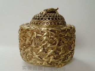 Chinese Bronze Incense Burner photo