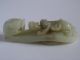 Chinese White Jade Carving Belt Hook Other photo 1