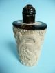 Large Antique Chinese Hardstone Snuff Bottle With Dragons. . . . . . . . . . . . . . .  Ref.  3695 Plates photo 1