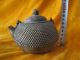 Chinese Bronze Teapot Carven Pearl Unique Heavy 06 Teapots photo 8