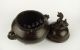 Chinese Bronze Incense Burner W Ming Dynasty Xuande Mark Incense Burners photo 3