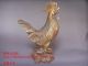 Js552 Rare,  Chinese Bronze Engraving Cock Other photo 5