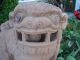 Architectural Garden Chinese Guardian Lion Carved Stone Foo Dogs Foo Dogs photo 2