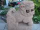 Architectural Garden Chinese Guardian Lion Carved Stone Foo Dogs Foo Dogs photo 3