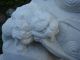 Architectural Garden Chinese Guardian Lion Carved Marble Foo Dogs Foo Dogs photo 4