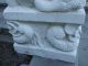 Architectural Garden Chinese Guardian Lion Carved Marble Foo Dogs Foo Dogs photo 5