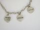 Vintage Chinese Sterling Silver 7 Charm Bracelet~happiness~health~wealth~love. . . Bracelets photo 3