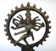 Brass Figurine Of The Hindu Goddess Kali - Circa 1940 India photo 2