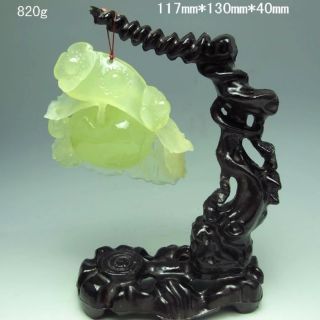100% Natural Xiu Jade Hand - Carved Statues - - - Apple Nr/xy1840 photo