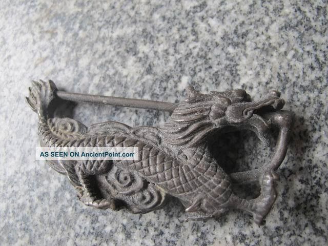 Dragon Chinese Old Style Lock And Key Animal Bronze Unique Vivid 3 Other photo