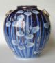Antique Japanese Porcelain Vase Fukagawa Meiji Period 19th Century Vases photo 3