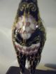 Two Enamel Cloisonne Crains With 24 K Gold Plate On Wood Stands Vases photo 7