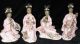 Chinese Rare Porcelain Statue 4 Music Belle Height 12cm Width 8.  8cm Men, Women & Children photo 4