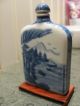 - - Vintage Chinese Snuff Bottle & Wooden Stand - - Snuff Bottles photo 2