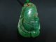 Prefect Chinese Antique Green Jade Pendant/on The Louts Leaf ' Sfish Dragon/08 Necklaces & Pendants photo 2