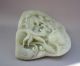 Fine Chinese Hetian Jade Carved Lotus Root Mandarin Duck Statue Other photo 11