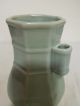 27.  A Chinese Celadon Vase With Handles Late Qing Other photo 7