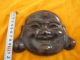 Chinese Bronze Buddha Head Smiling Gracious Heavy Exquisite Buddha photo 5