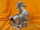 Chinese Copper Old Vivid Running Horse Statue Lifelike Fancy Unique Style 2 Horses photo 10