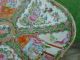 Large Chinese Export Famille Rose Madellion Footed Fruit Bowl Platter Nr Plates photo 4