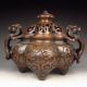 Chinese Bronze Pot & Lid W Dragon & Ming Dynasty Xuan De Mark Nr Pots photo 7