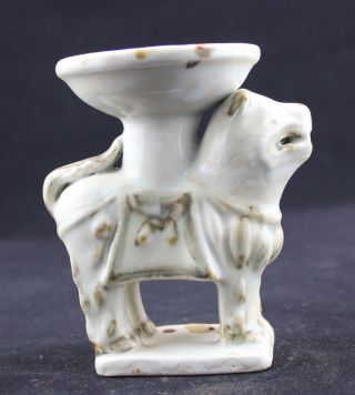 China ' S Rare Porcelain Oil Lamp photo