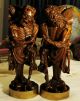 Pair Of Boxwood Carving Man Other photo 1