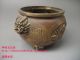 Js703 Rare,  Chinese Bronze Carved Lotus Incense Burners Incense Burners photo 5