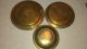 3 Chinese Engraved Brass Plates Other photo 3