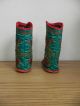 Fantastic Pair Of Chinese Silk Or Similar Fabric Childs Shoes / Booties - 20th C Textiles photo 2