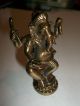 Bronze God Hindu Ganesha Dance Statues photo 1